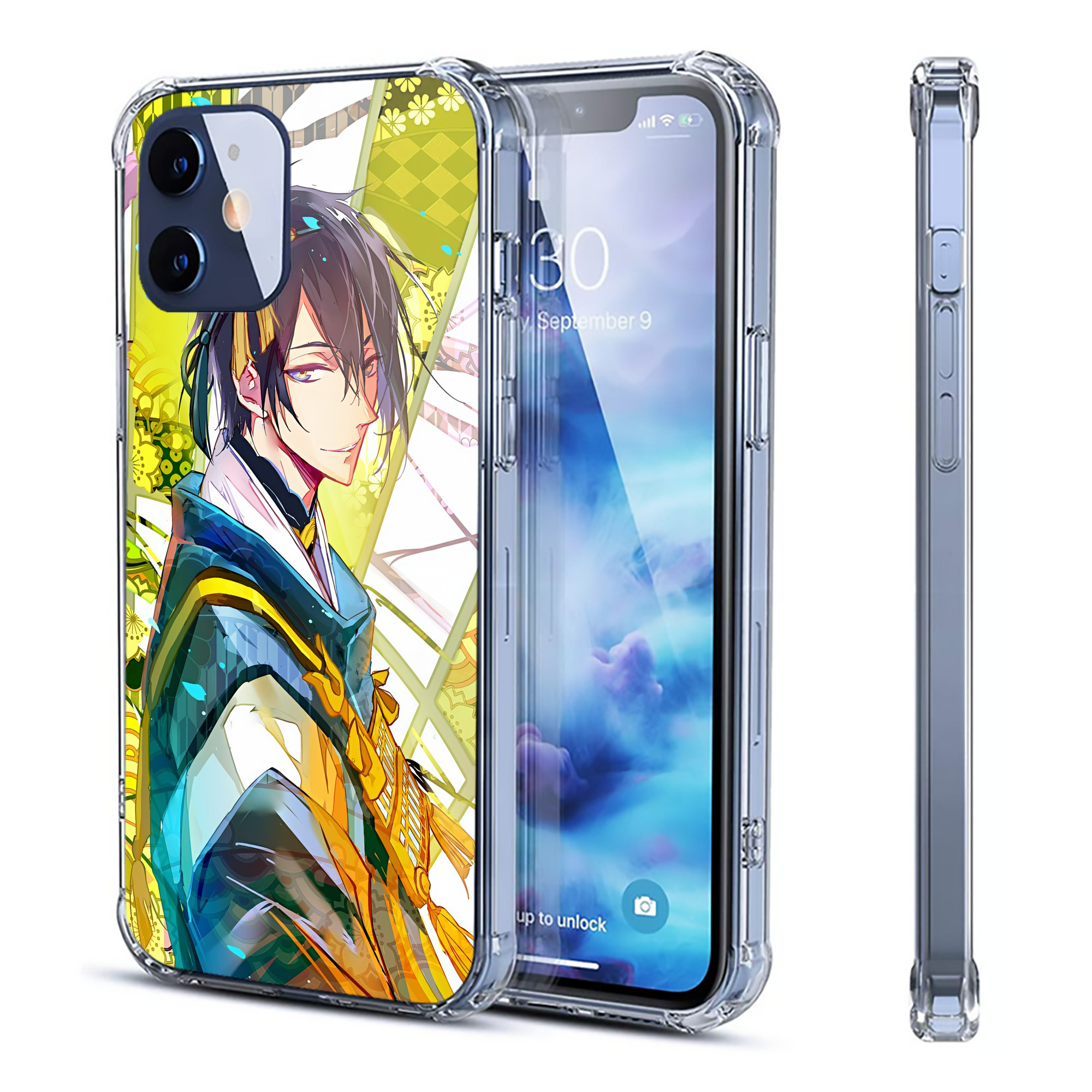 （画像用） 刀剣乱舞 Touken Ranbu 【iPhone 12シリーズ対応】透明スマホケース（クリアソフトケース）